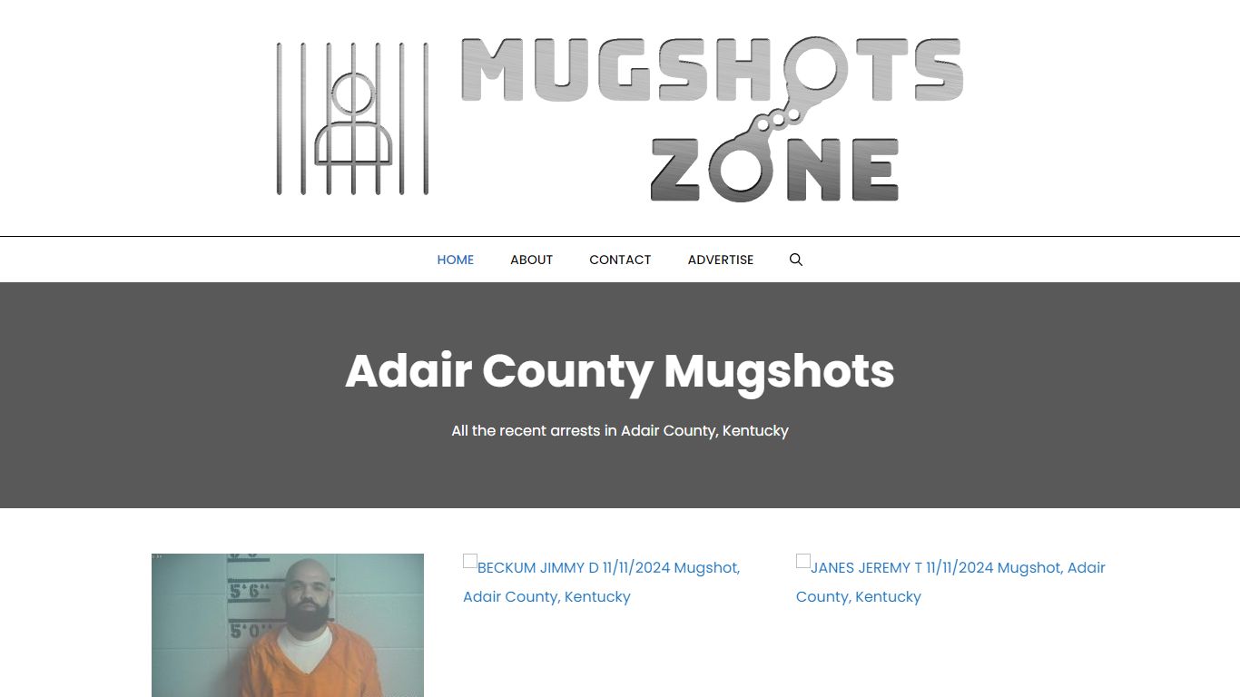 Adair County Mugshots Zone